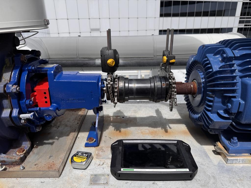 laser alignment for shafts, couplings, and pulleys Queensland