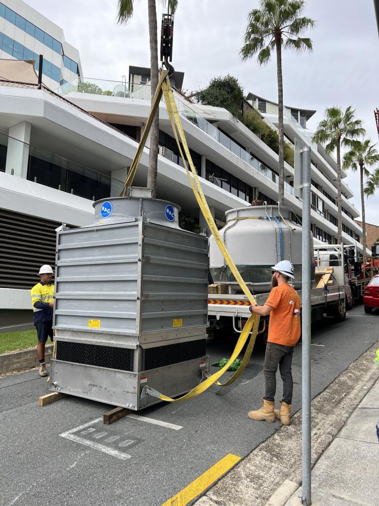 cooling tower rigging